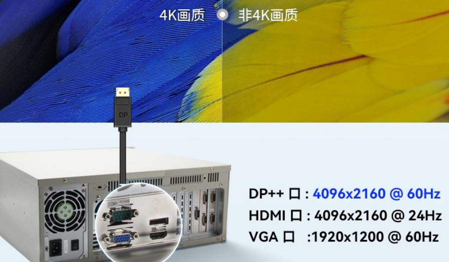 這款工控機尺寸為430*480*177mm（寬*深*高），約重23kg。